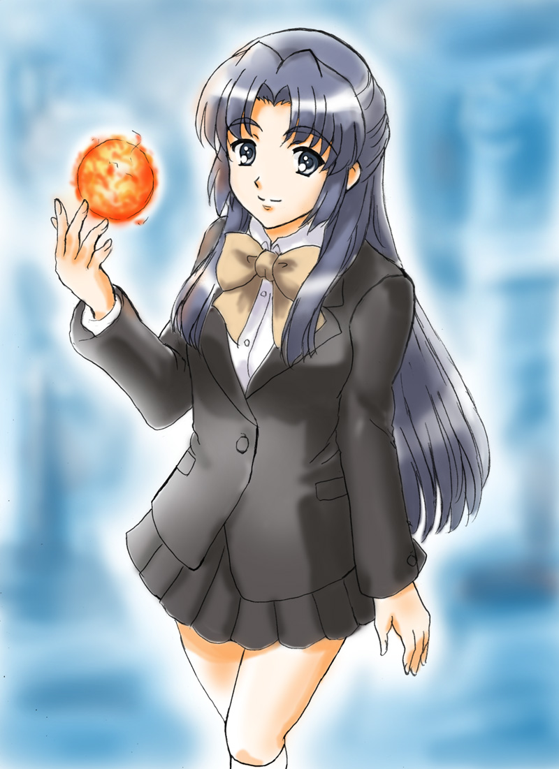 asakura ryoko (suzumiya haruhi no yuuutsu and 1 more) drawn by fujita_(speedlimit)