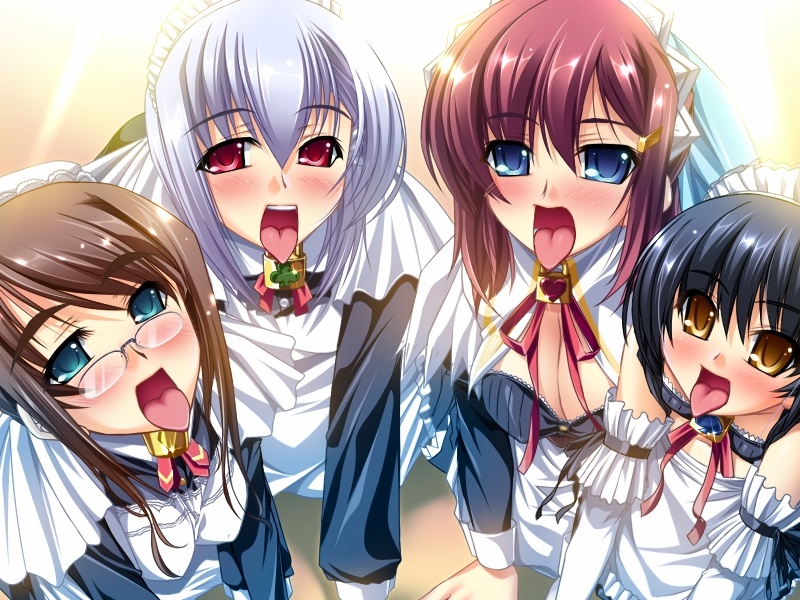 murakumo sakura, shishiouin-hime, kuu spitfire, and ichijou ema (goshujin-sama daisuki) drawn by yatsuha_kanan