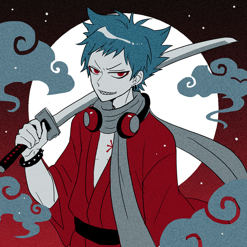 roku (bemani and 1 more) drawn by gohan_(8823cobalt)