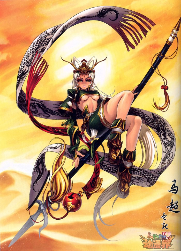 ma chao (shin sangoku musou and 1 more) drawn by shiyue_tiangong