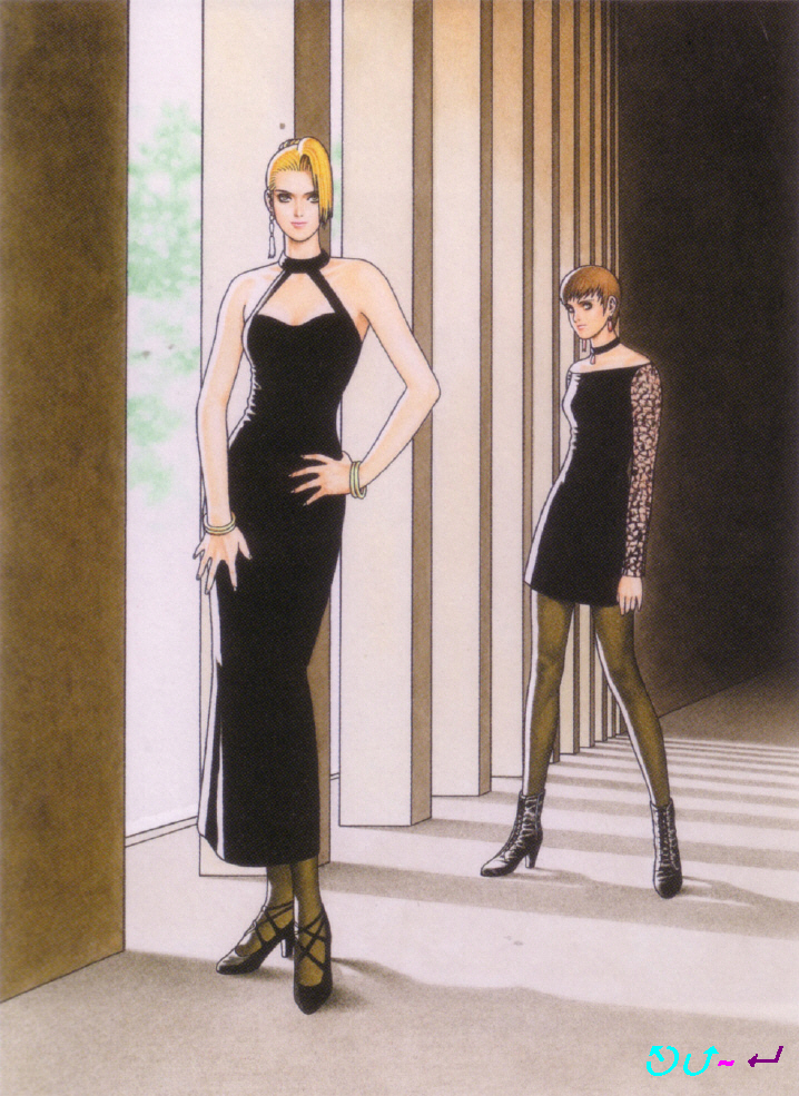 vice and mature (the king of fighters and 1 more) drawn by mori_toshiaki