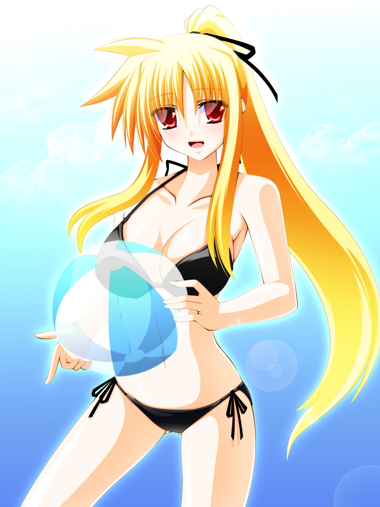 fate testarossa (lyrical nanoha and 1 more) drawn by engo_(aquawatery)