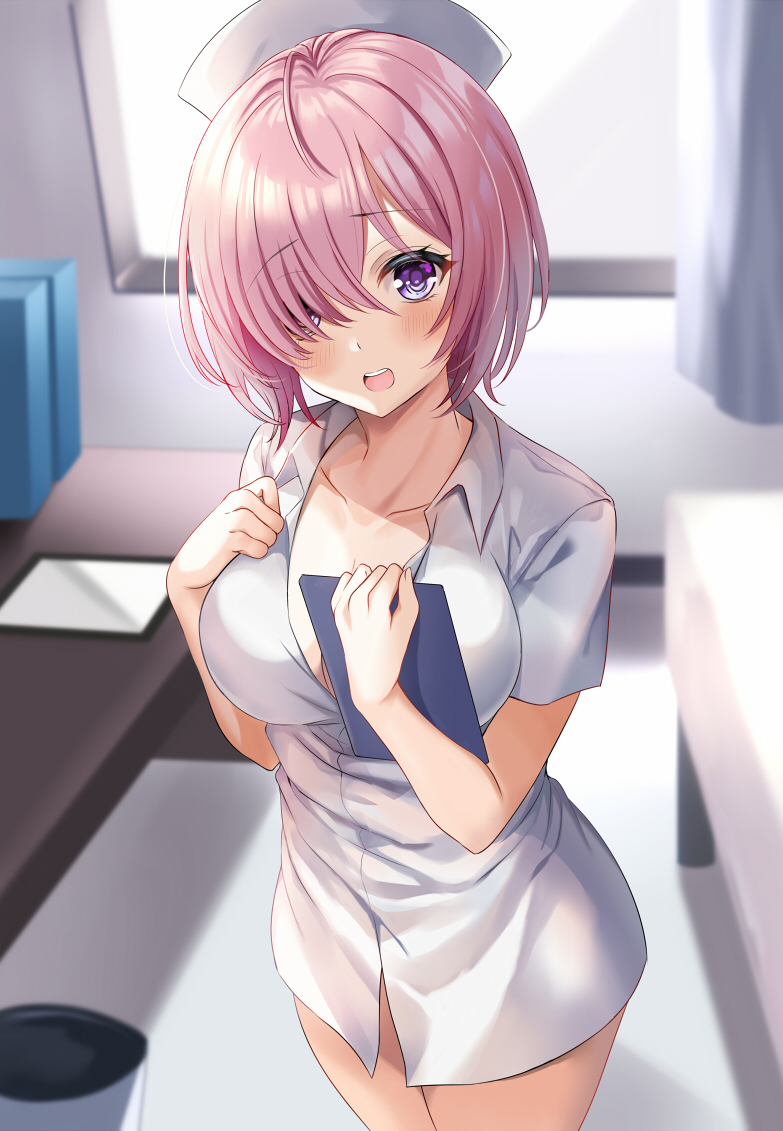 mash kyrielight (fate and 1 more) drawn by harimoji