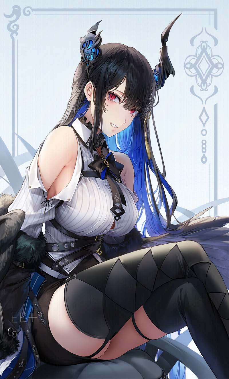 nerissa ravencroft (hololive and 1 more) drawn by kim_eb