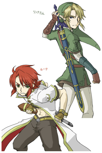 link and luke fon fabre (the legend of zelda and 2 more)