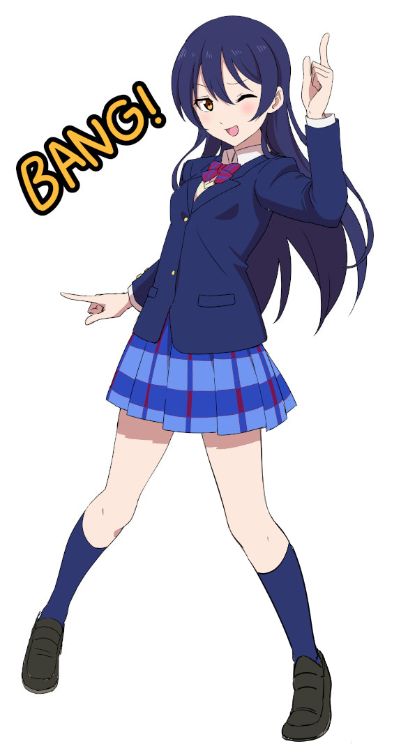 sonoda umi (love live! and 1 more) drawn by leon_(mikiri_hassha)