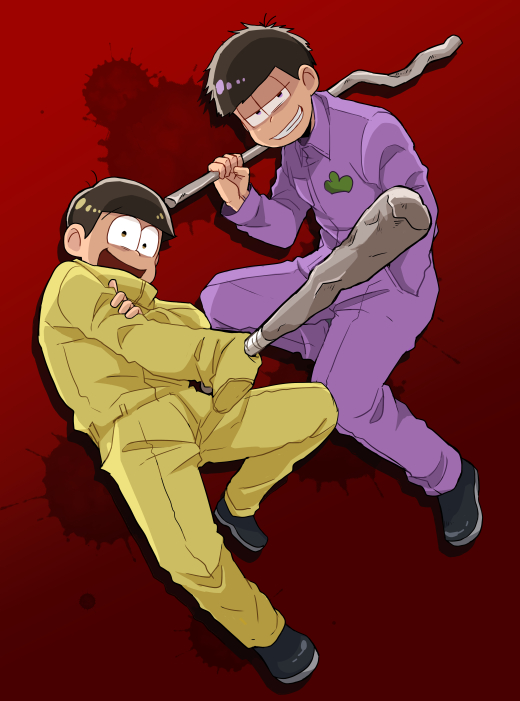 matsuno ichimatsu and matsuno jyushimatsu (osomatsu and 1 more) drawn by tsumuri_(toki_gun)