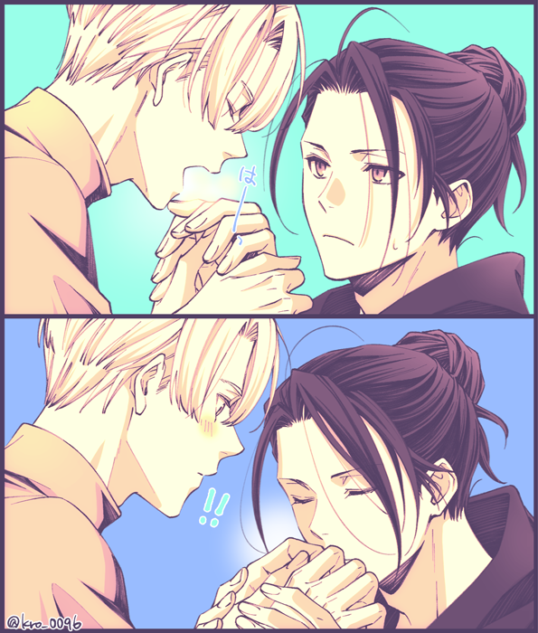 dimitri alexandre blaiddyd and felix hugo fraldarius (fire emblem and 1 more) drawn by kro_0096