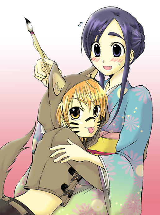 misumi nagisa and yukishiro honoka (precure and 1 more) drawn by nekoyanagi_matasaburou
