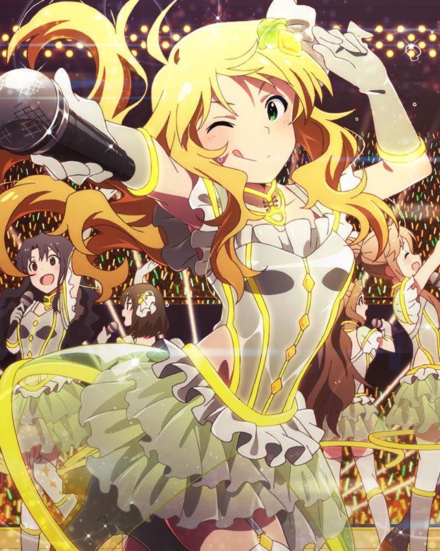 hoshii miki, takayama sayoko, nagayoshi subaru, tenkubashi tomoka, and nikaido chizuru (idolmaster and 1 more)