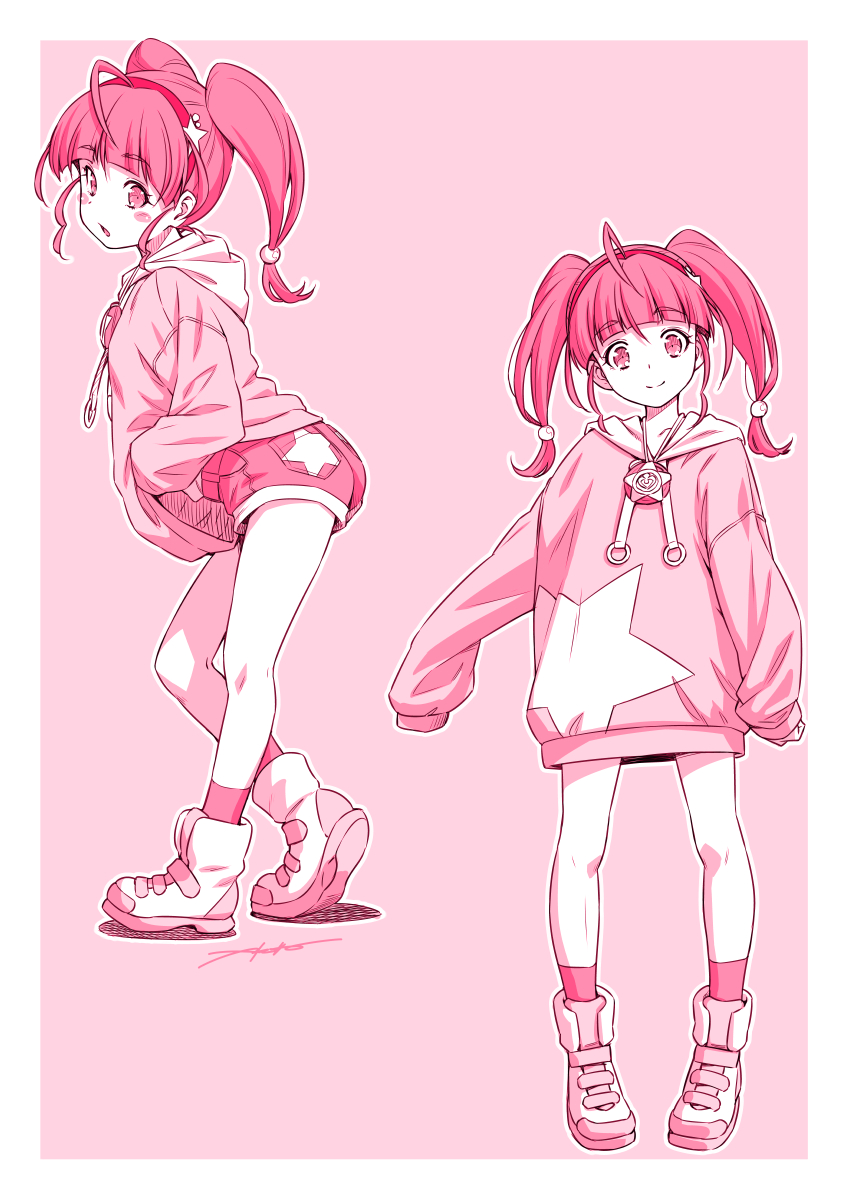 hoshina hikaru (precure and 1 more) drawn by kazuma_muramasa