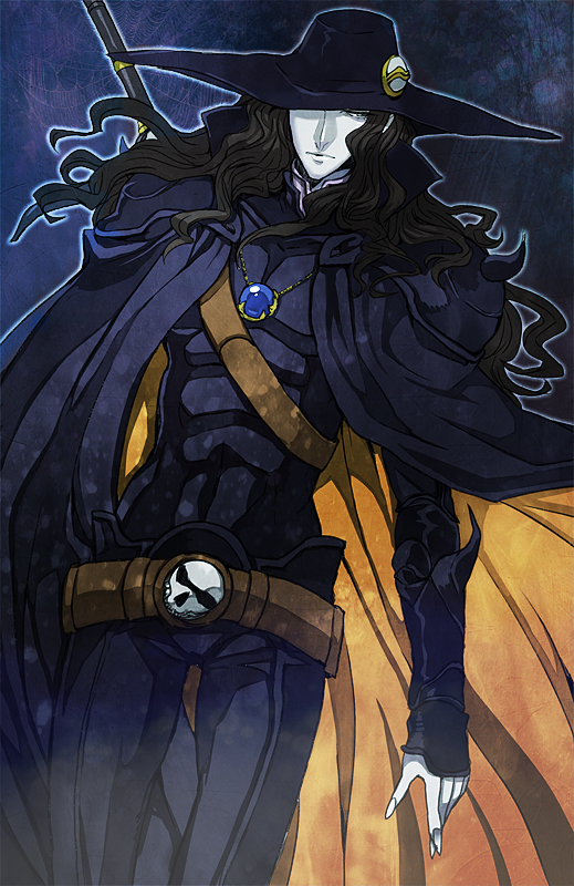 d, left hand, d's left hand, and countenanced carbuncle (vampire hunter d) drawn by senbe_(motimotio)