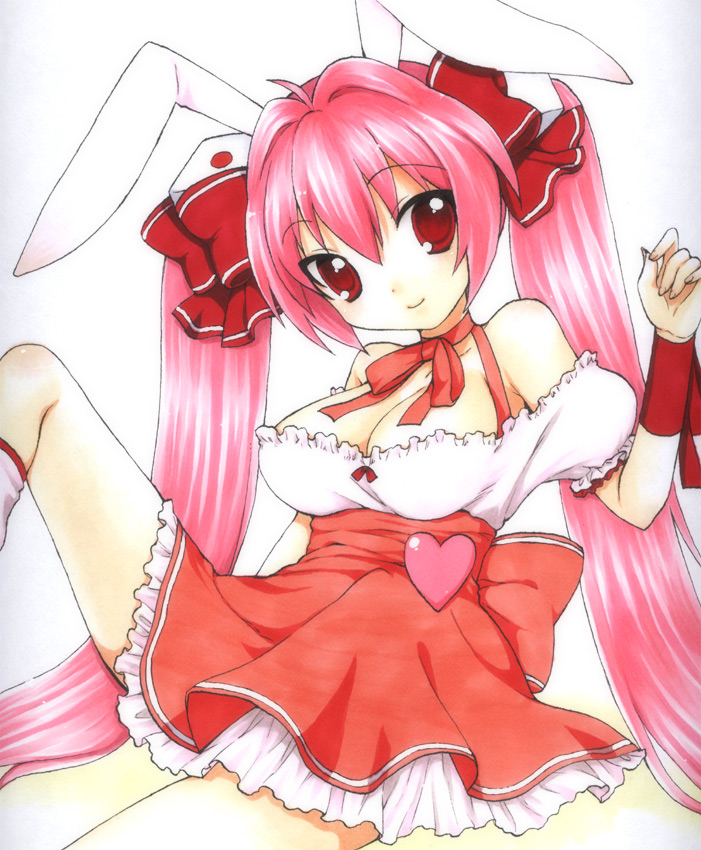 usada hikaru (di gi charat) drawn by usashiro_mani