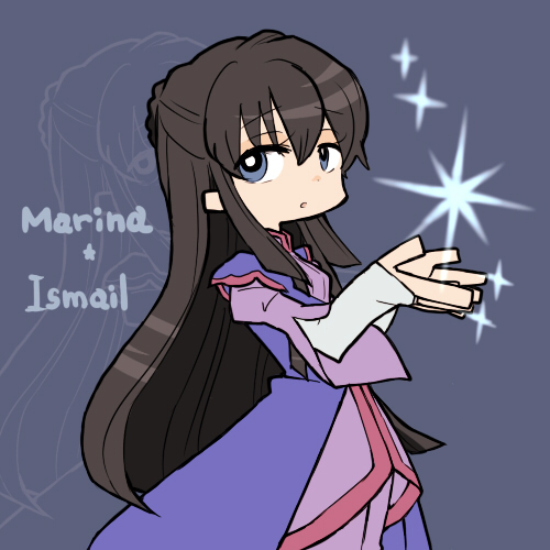 marina ismail (gundam and 2 more) drawn by zeruyami