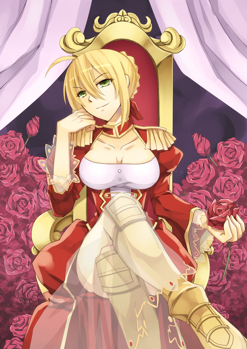 nero claudius (fate and 1 more) drawn by hoshiyoruno
