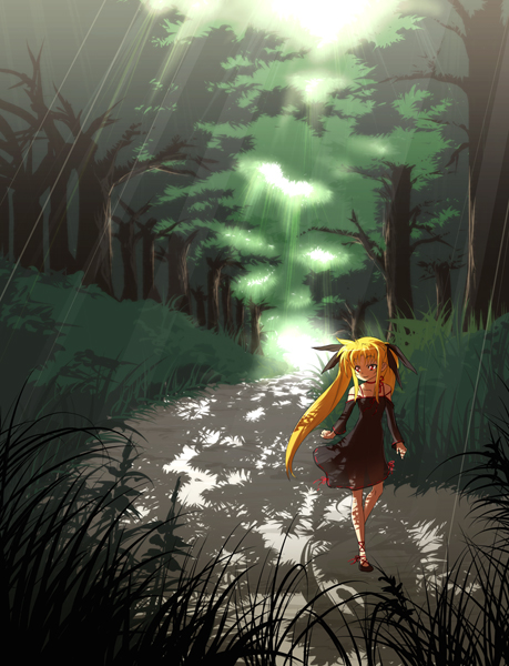 fate testarossa (lyrical nanoha and 1 more) drawn by nekomamire