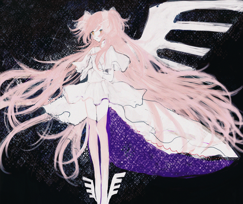 kaname madoka and ultimate madoka (mahou shoujo madoka magica) drawn by gmbko