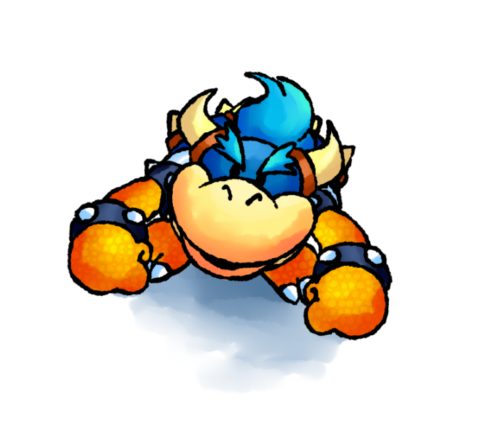 koopa kid (mario and 2 more) drawn by muzyoshi