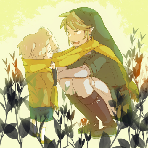 link and lucas (the legend of zelda and 4 more) drawn by nikayu