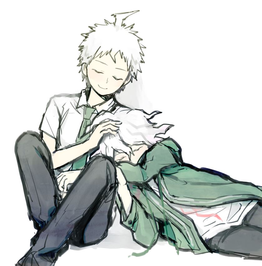 komaeda nagito and hinata hajime (danganronpa and 1 more) drawn by gt_(geta)