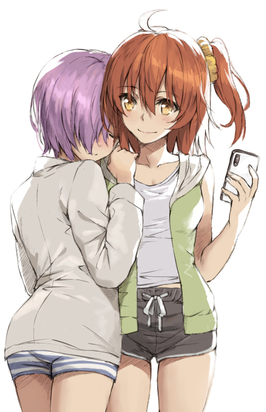 mash kyrielight and fujimaru ritsuka (fate and 1 more) drawn by tonee