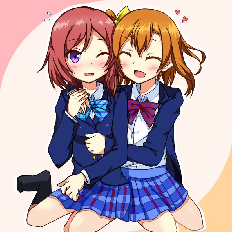 nishikino maki and kosaka honoka (love live! and 1 more) drawn by fyrlo
