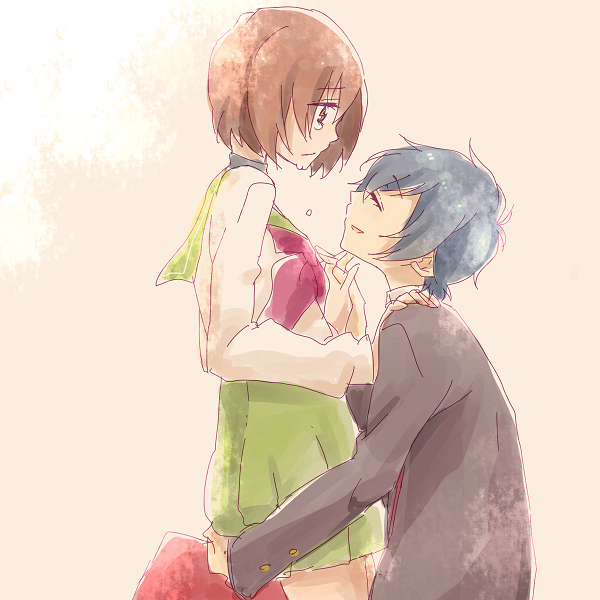 takakura shouma and oginome ringo (mawaru penguindrum) drawn by miso_(mimimiso)