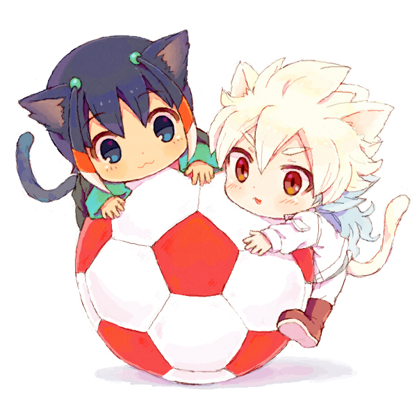 hakuryuu and shuu (inazuma eleven and 1 more) drawn by shiho_(pixiv)