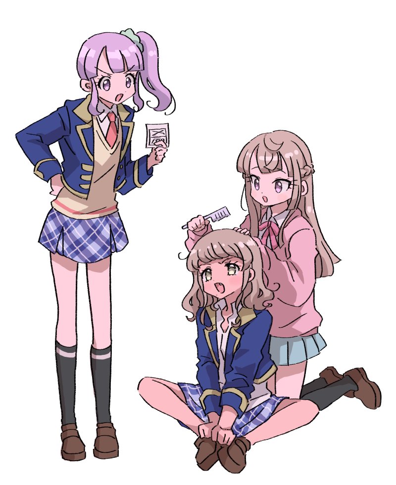 manaka non, tsukikawa chili, and taiyo pepper (pretty series and 1 more) drawn by rituyama1
