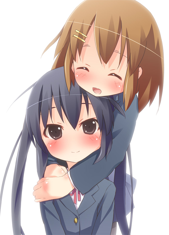 nakano azusa and hirasawa yui (k-on!) drawn by pu-en