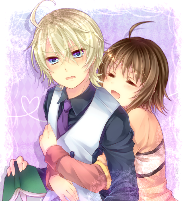 akari and gill (bokujou monogatari and 1 more) drawn by yuuna_minato