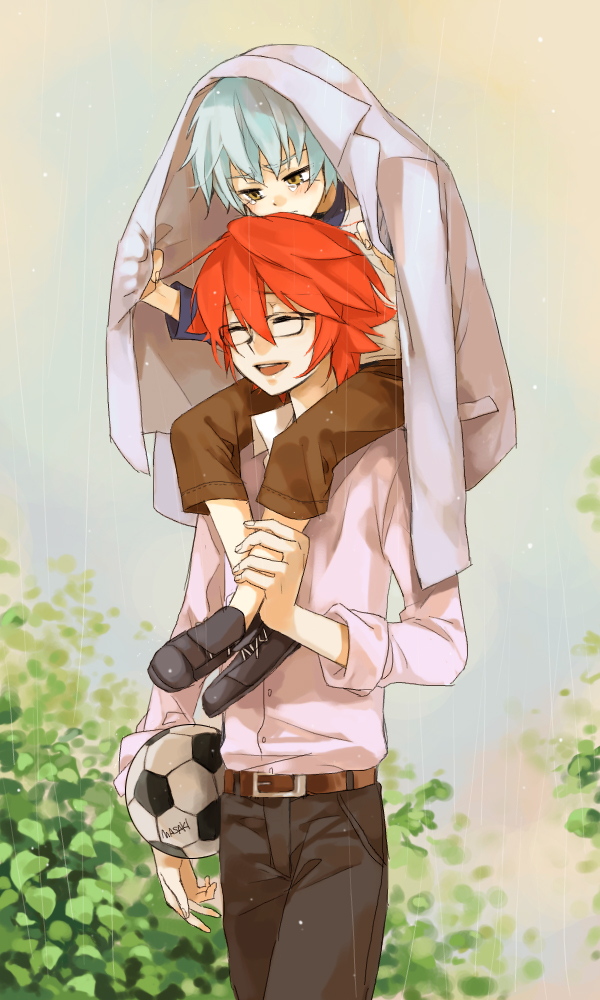 kariya masaki and kiyama hiroto (inazuma eleven and 1 more) drawn by kyou_(nodobotokemax)
