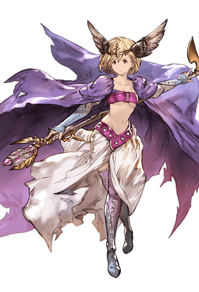 djeeta and mystic (granblue fantasy) drawn by minaba_hideo