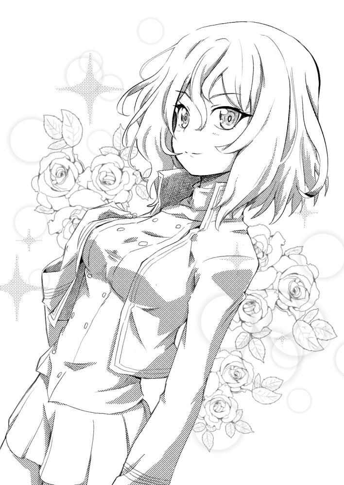 oshida (girls und panzer) drawn by bob_(you-u-kai)