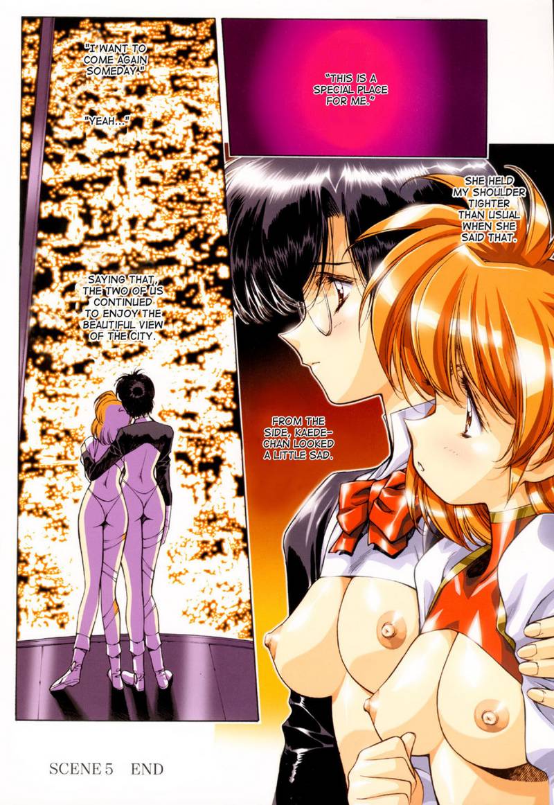 rachel shiori guardian and kaede (ragnarock city) drawn by urushihara_satoshi