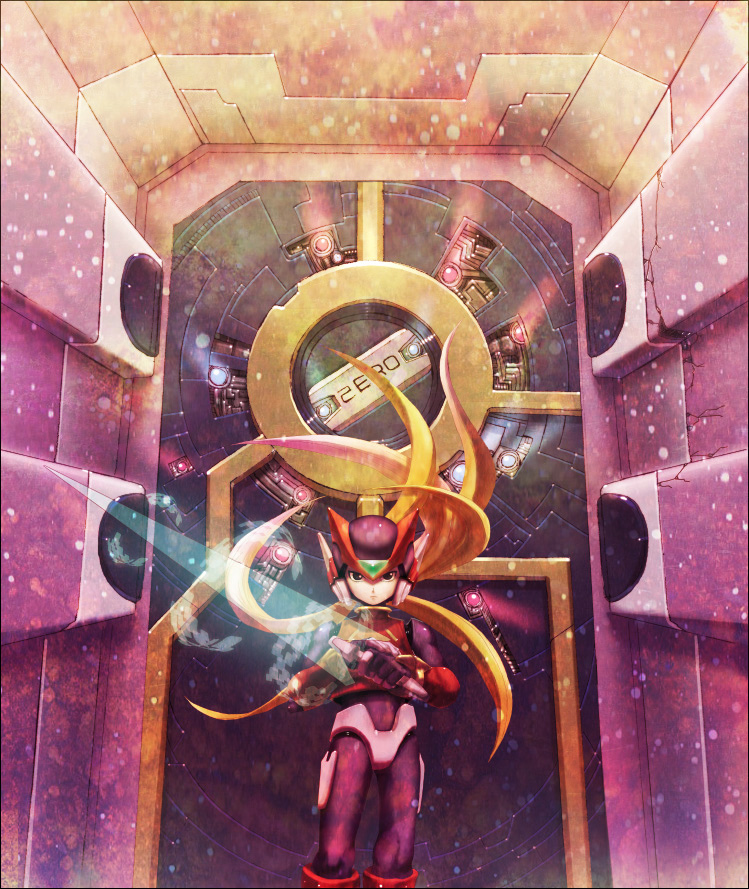 zero and zero(z) (mega man and 2 more) drawn by piggy