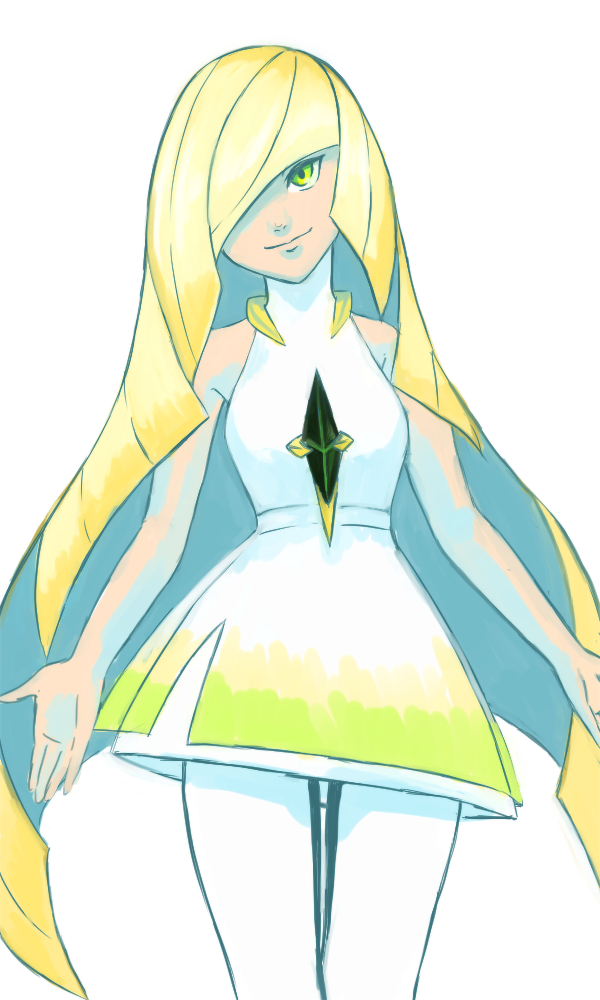 lusamine (pokemon and 1 more) drawn by morityuu