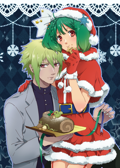 ranka lee, brera sterne, and ai-kun (macross and 1 more) drawn by cero_(cerocero)