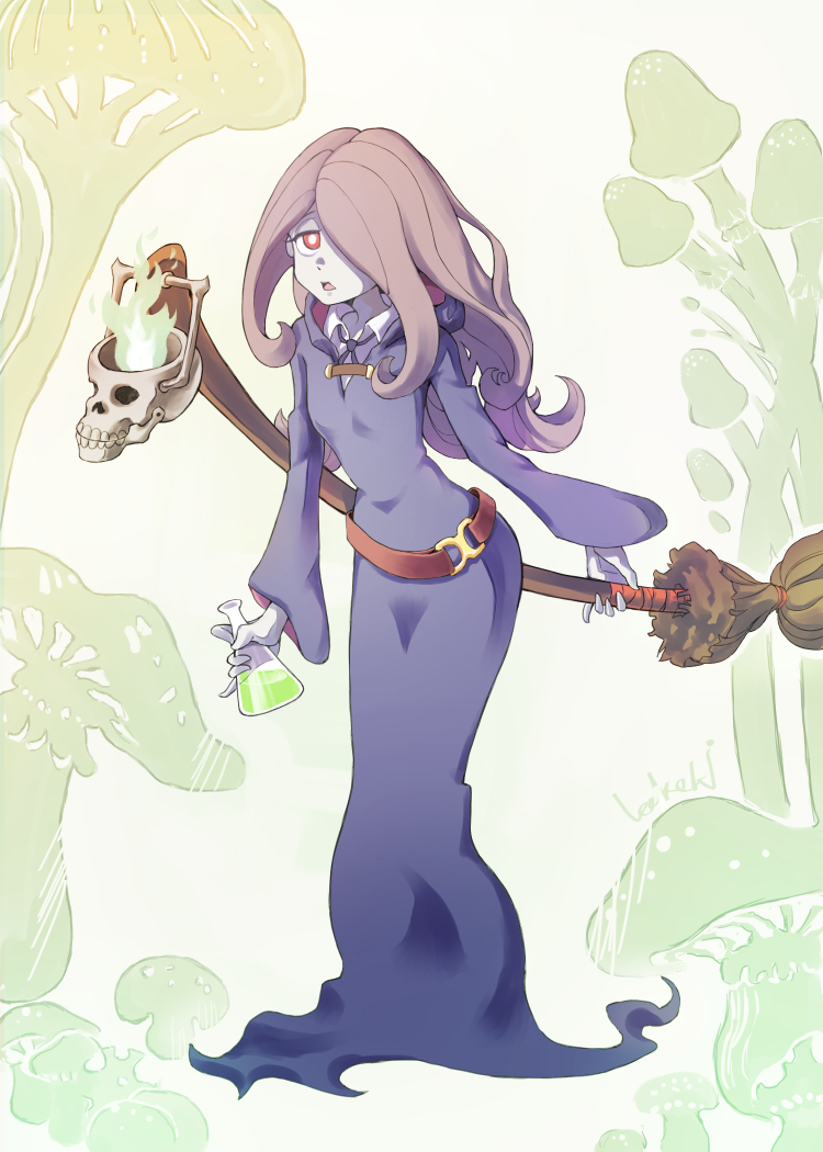 sucy manbavaran (little witch academia) drawn by ice_keki
