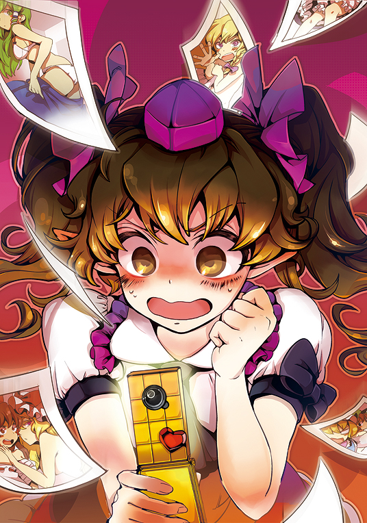 hakurei reimu, kirisame marisa, kochiya sanae, yakumo yukari, yakumo ran, and 2 more (touhou) drawn by yukizen