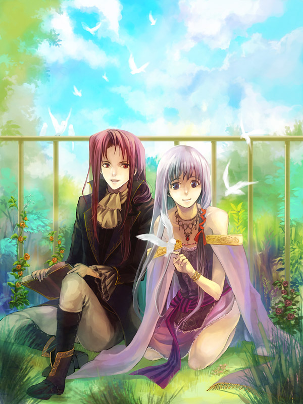 julia and julius (fire emblem and 1 more) drawn by kaito_(sawayakasawaday)