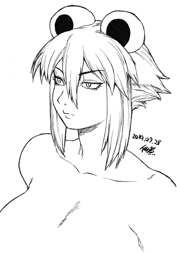 araiguma-san (original) drawn by tsukudani_(coke-buta)
