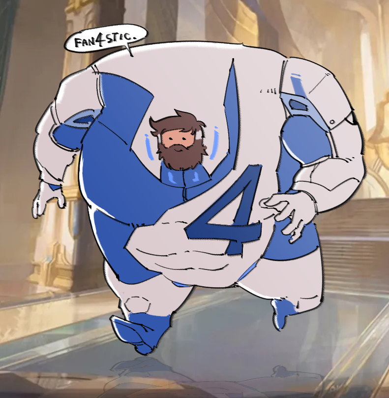 reed richards and wilson fisk (marvel and 5 more) drawn by jinjango