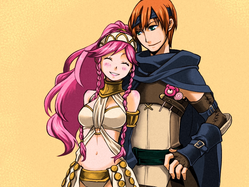 olivia and gaius (fire emblem and 1 more) drawn by ariazi