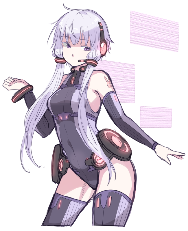 yuzuki yukari (vocaloid and 1 more) drawn by yagi_(ningen)