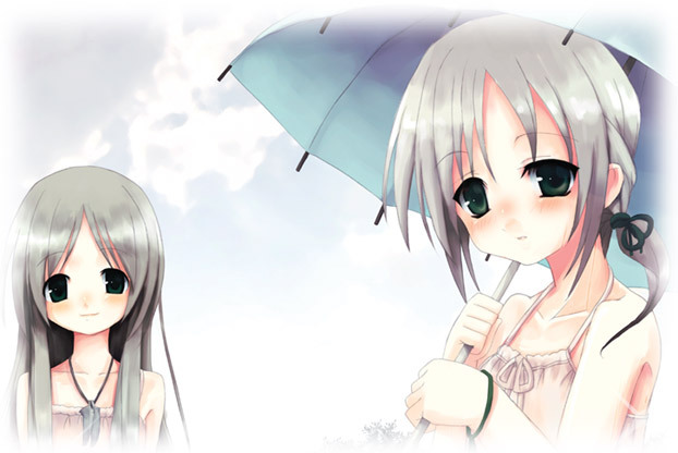 liselsia cesarini and falsita fawcett (symphonic rain) drawn by shiro_(octet)