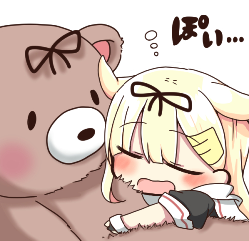 yuudachi and yuudachi kai ni (kantai collection) drawn by jako_(jakoo21)
