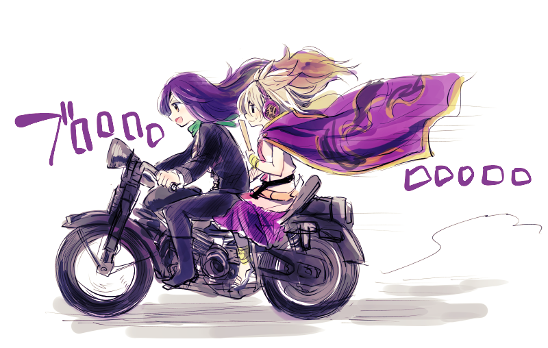 hijiri byakuren, toyosatomimi no miko, and turbo byakuren (touhou and 1 more) drawn by makuwauri