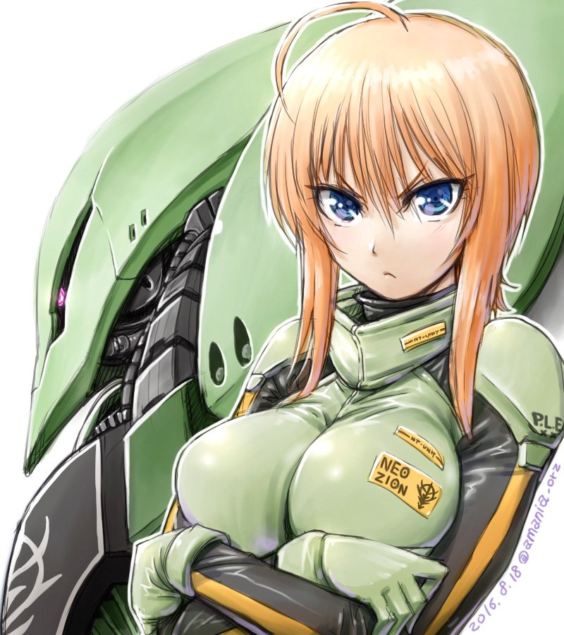 elpeo puru and qubeley (gundam and 1 more) drawn by amania_orz