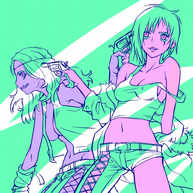 devit and jasdero (d.gray-man) drawn by mosha